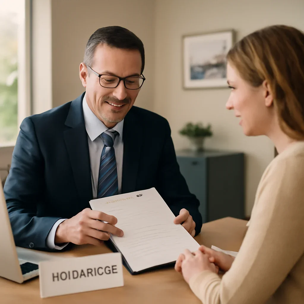 Broker reviewing abbotsford insurance referrals details in Abbotsford
