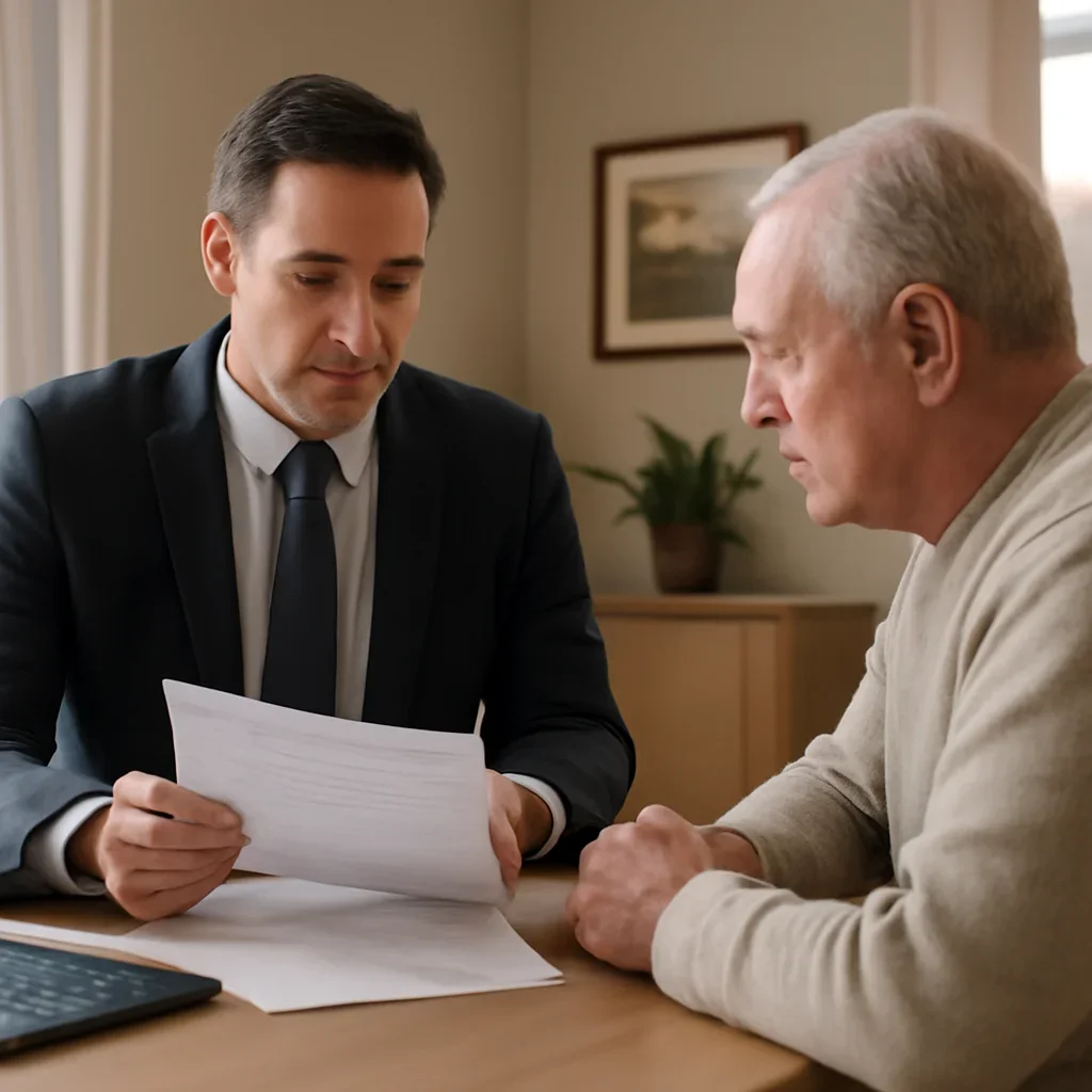 Broker reviewing chemainus insurance referrals details in Chemainus