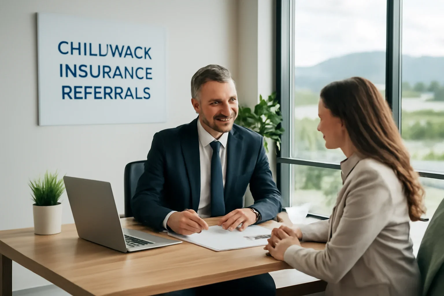 Chilliwack Insurance Referrals consultation scene in Chilliwack