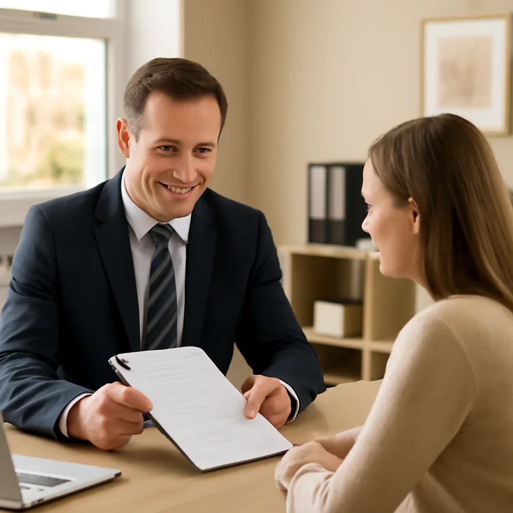 Broker reviewing creston insurance referrals details in Creston