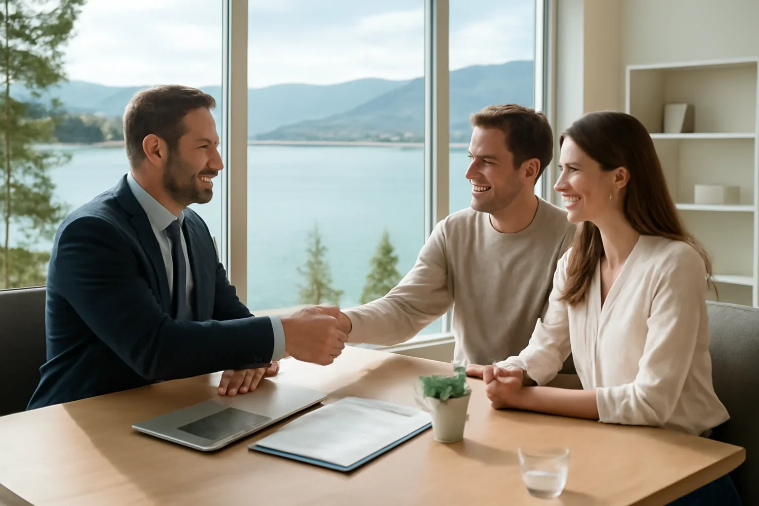 Lake Country Insurance Referrals consultation scene in Lake Country