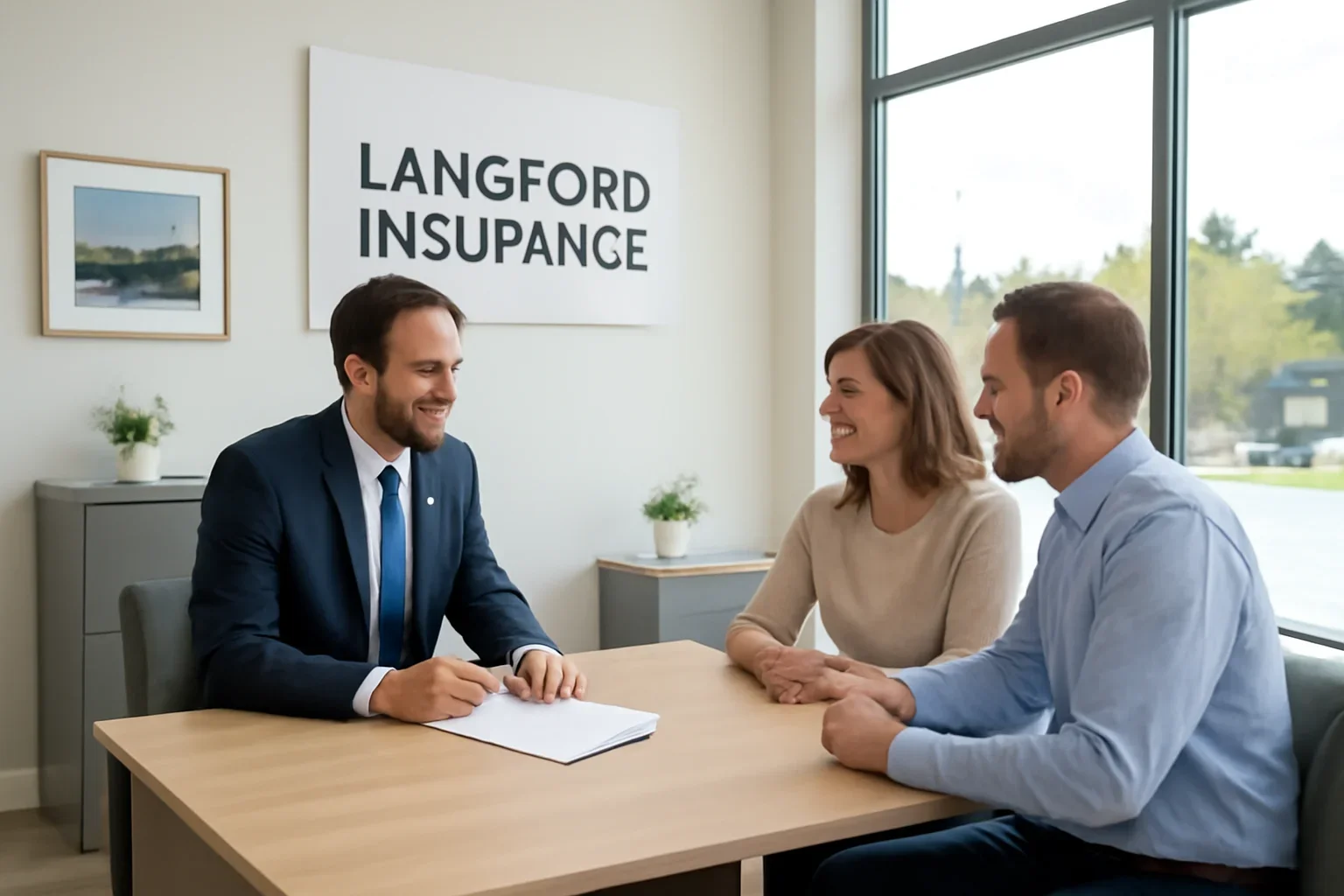 Langford Insurance Referrals consultation scene in Langford