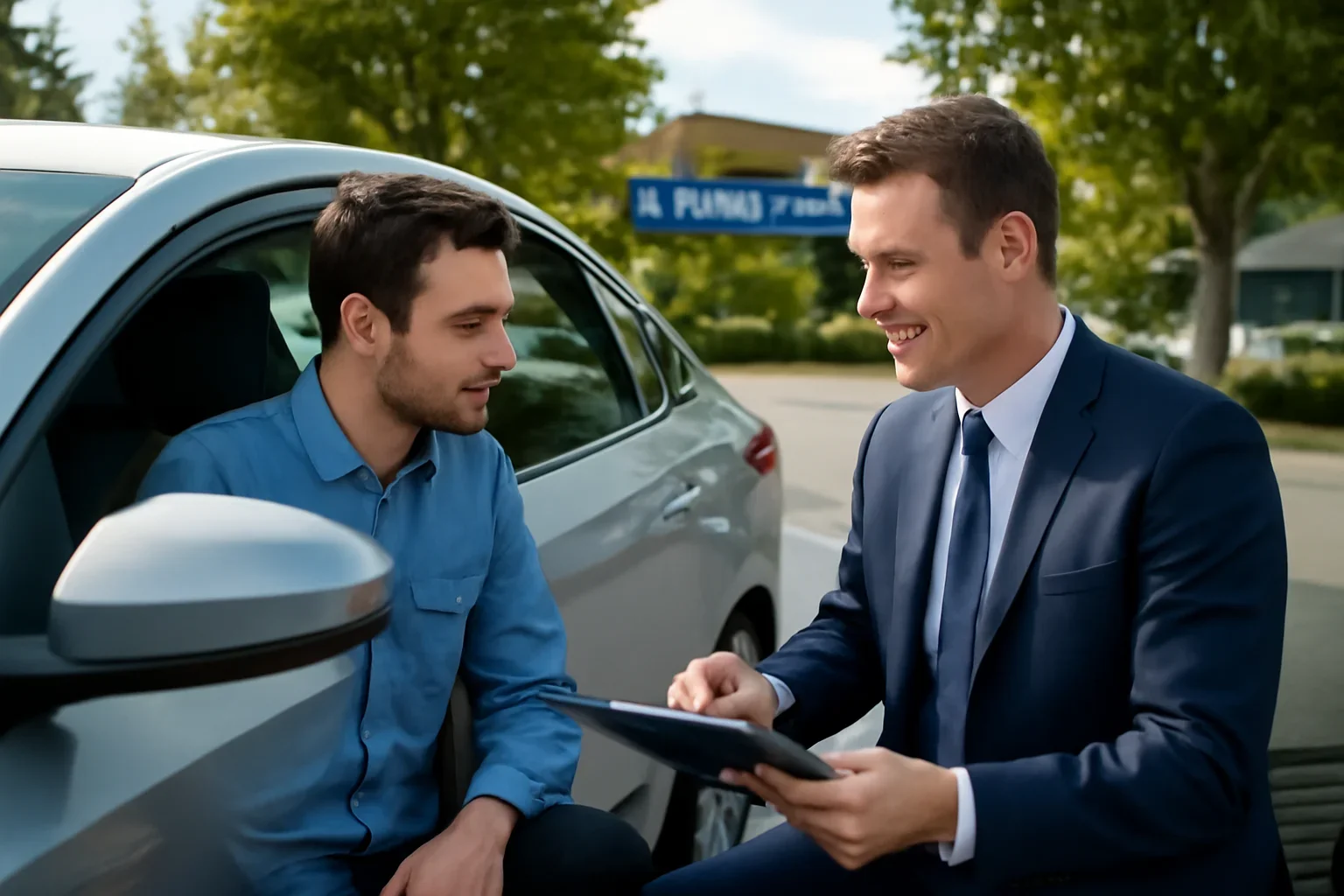 Auto Insurance in Parksville consultation scene in Parksville