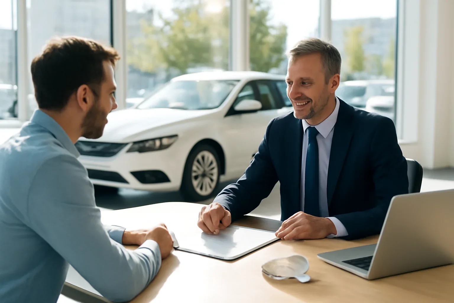 Auto Insurance in Surrey consultation scene in Surrey