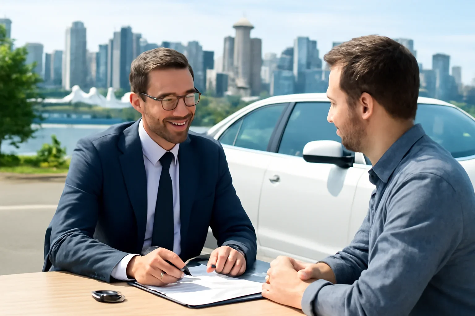 Auto Insurance in Vancouver consultation scene in Vancouver