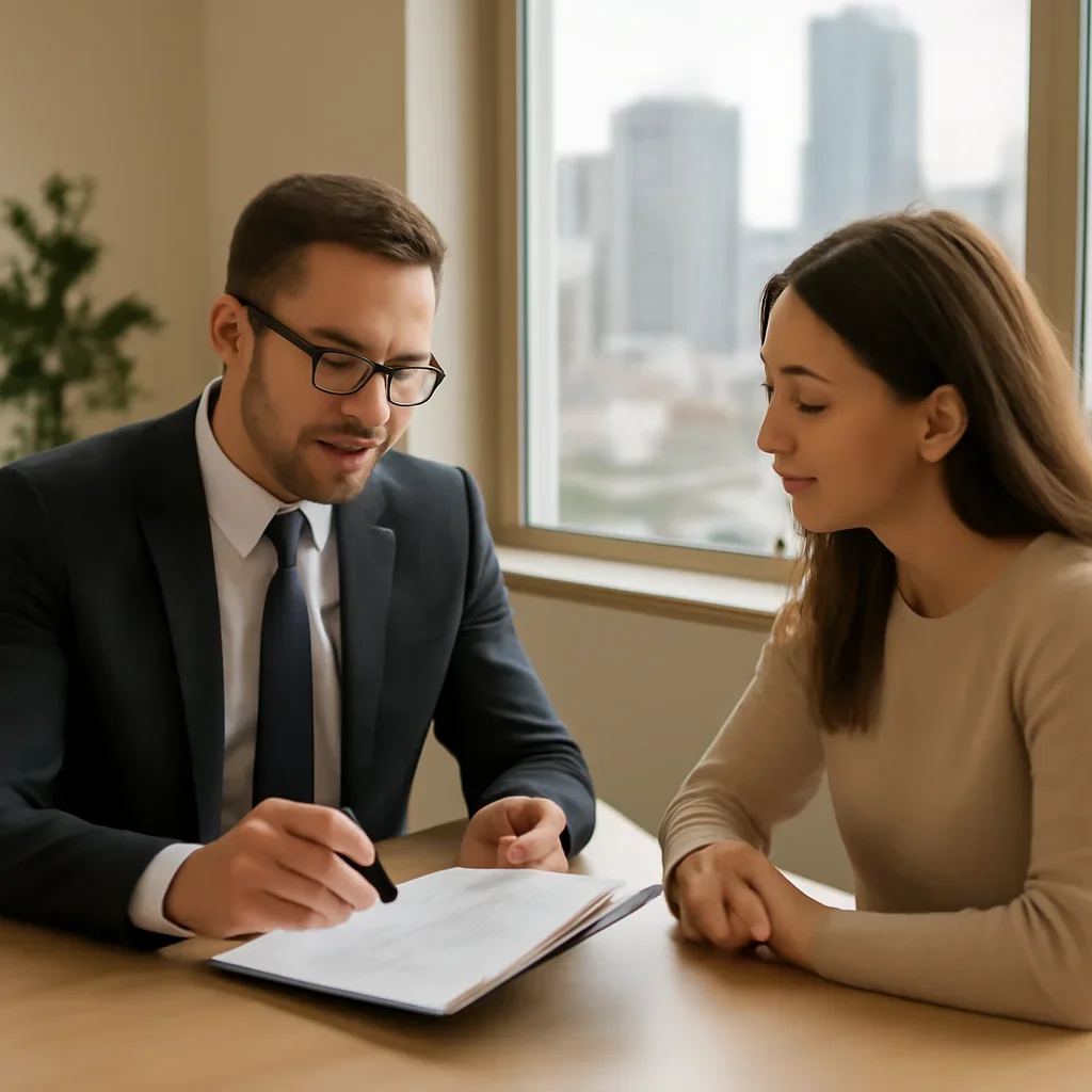 Broker reviewing vancouver insurance referrals details in Vancouver