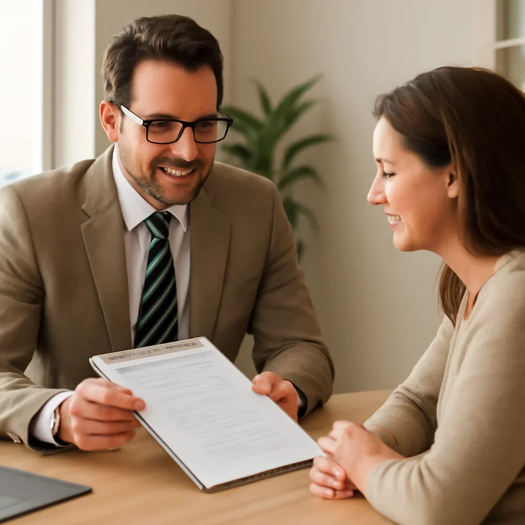 Broker reviewing victoria insurance referrals details in Victoria