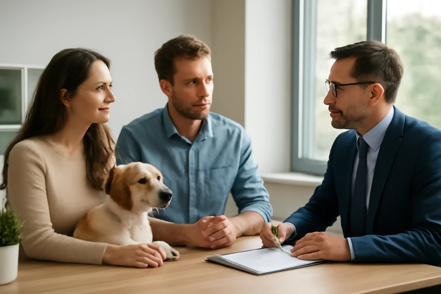 Best Pet Insurance in BC consultation scene