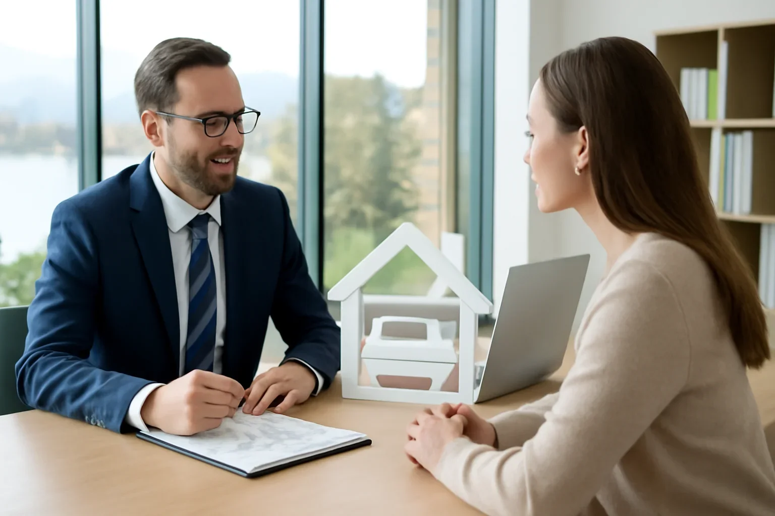 Features consultation scene