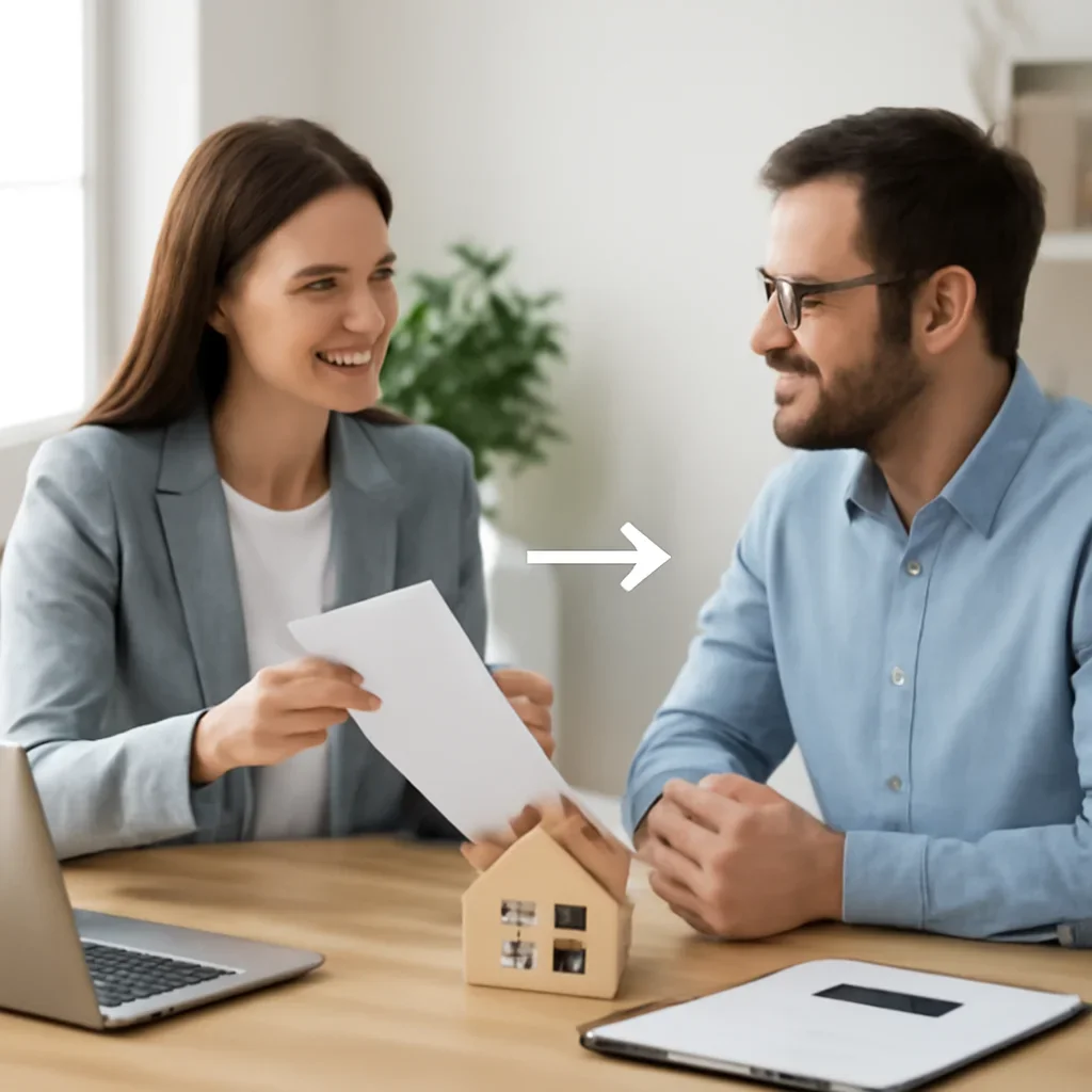 Simple insurance referral process for home