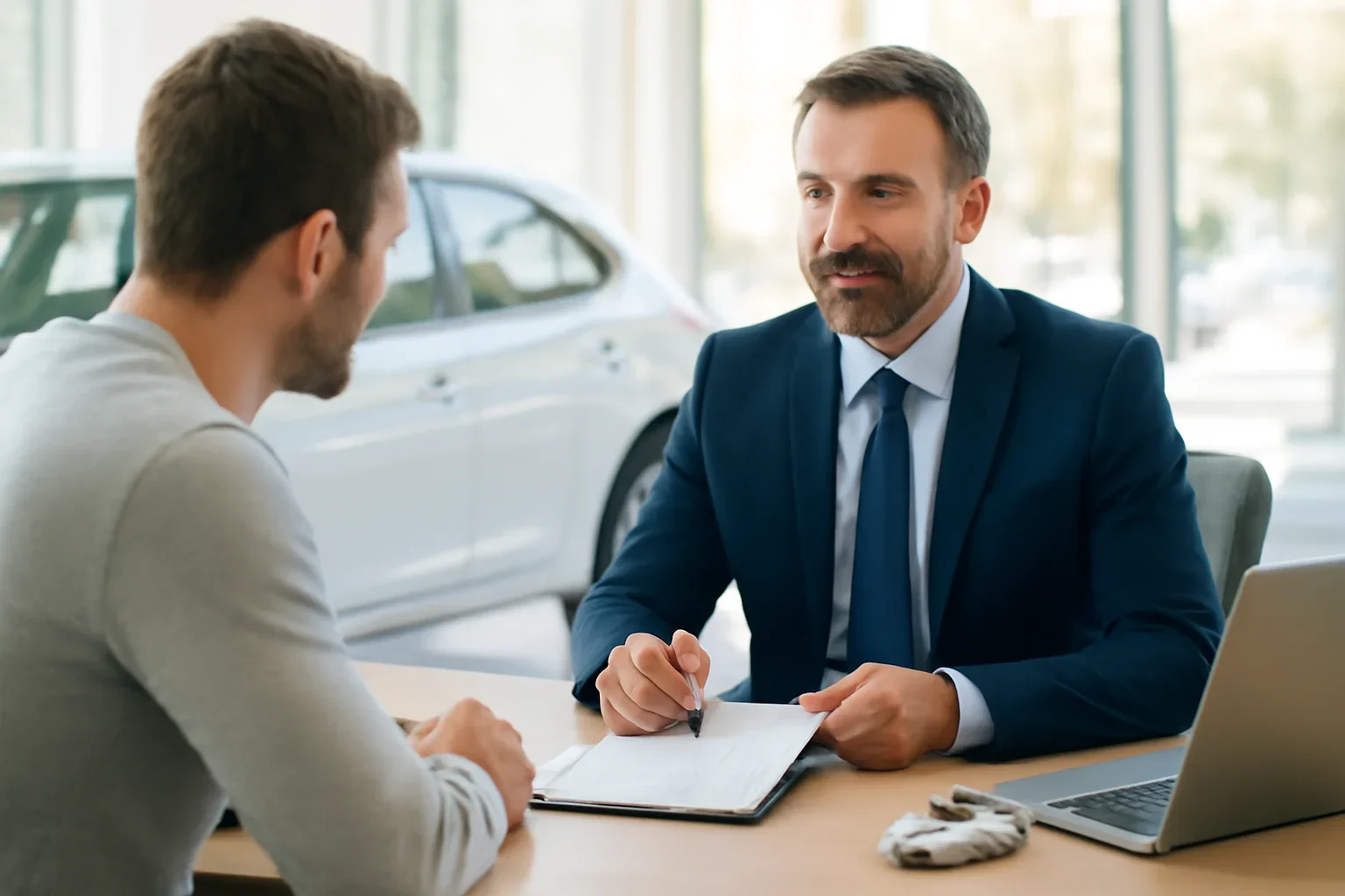 Auto Insurance BC consultation scene